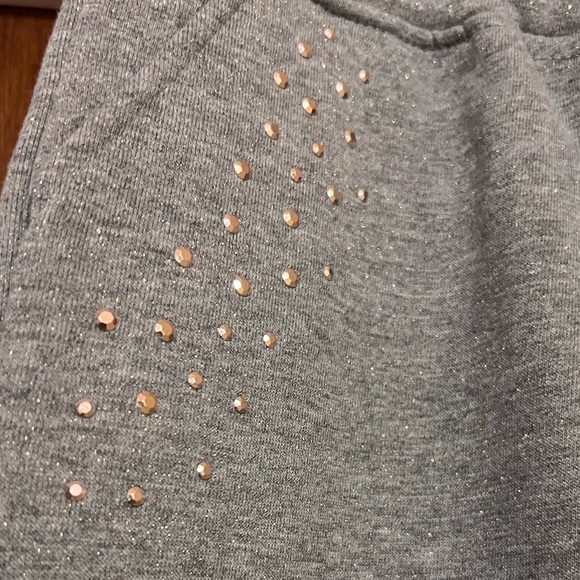 Epic Threads Gray Embellished Joggers - Girls Size M - Picture 3 of 3